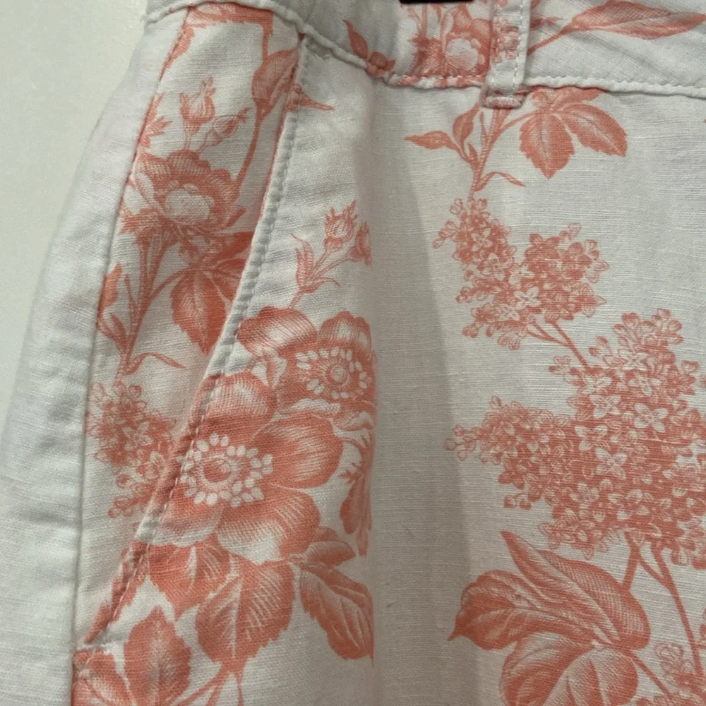 NWT Liz Claiborne Orange Pink A-Line Knee-Length Skirt - Picture 4 of 6